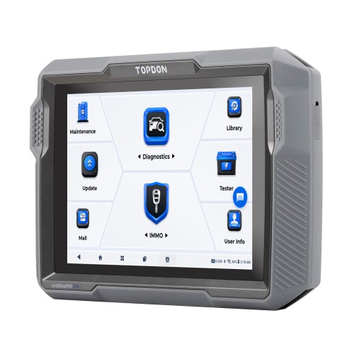 TOPDON UltraDiag 8-Inch Clé Programmeur & Diagnostic Appareil Supporte 30 fonctions de réinitialisation, contrôle bidirectionnel, plus de 100 voitures