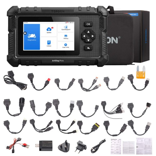 TOPDON ArtiDiag Moto 5-Inch Motorcycle Diagnostic Appareil