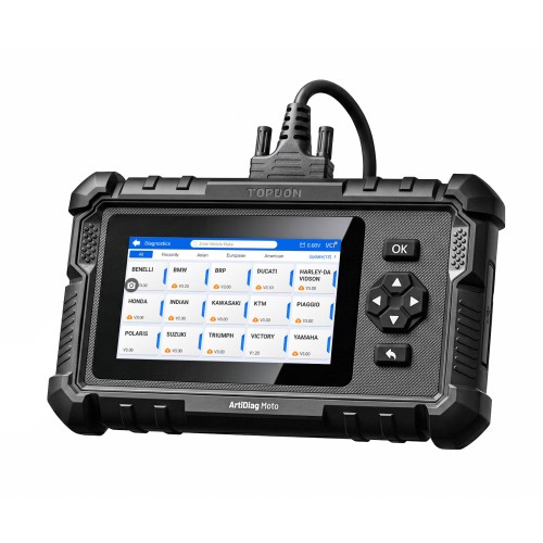 TOPDON ArtiDiag Moto 5-Inch Motorcycle Diagnostic Appareil
