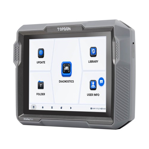 TOPDON UltraDiag Moto 8-inch Wireless Motorcycle Diagnostic Appareil Supporte contrôle bidirectionnel, réinitialisations de maintenance, connectivité