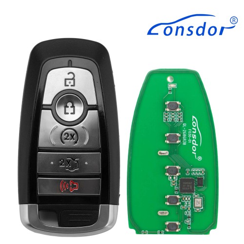 LONSDOR FO30 Series Smart Key FO30-02 Low Frequency 315/433 MHz 5 Buttons for Ford