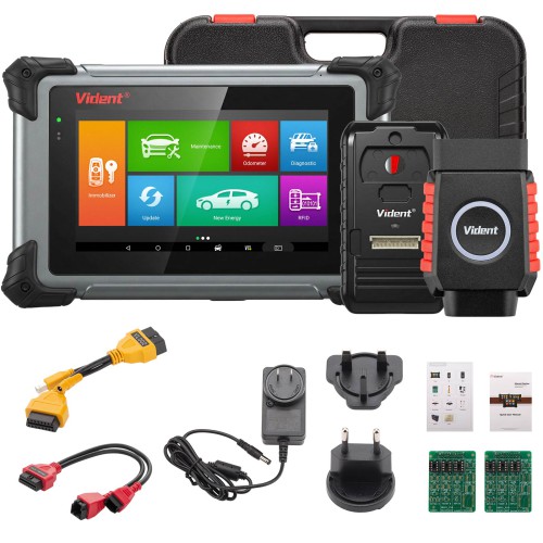 VIDENT iSmart800Pro IM Supporte Advanced IMMO & Programmation Clé, Tous Systèmes Diagnostique, 40+ Maintenance Service