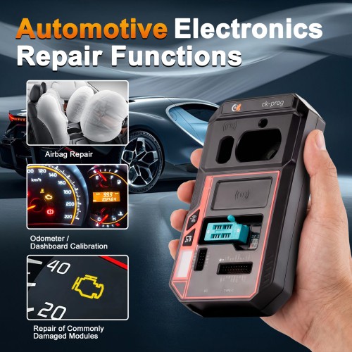 CK-PROG Programmeur Automobile Supporte lecture et écriture des données de la puce, programmation, flashage