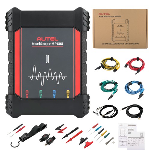 AUTEL MaxiScope MP608 4-Channel Automotive Oscilloscope pour diagnostic électrique avancé des véhicules