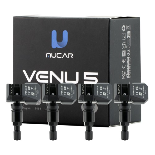 THINKCAR MUCAR VENU5 Tire Pressure Sensors Support 315MHz & 433MHz Dual Frequency 4PCS/Set