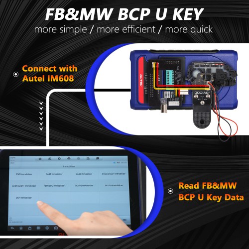 GODIAG BCP U KEY BDC2 BDC3 14-in-1 Adapter Kit for  5C/ 5D Encrypted Key Programming & Matching Supports KEY TOOL PLUS/IM608/KD-MAX/KYDZ Tablets