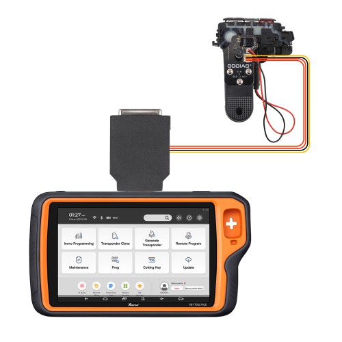 GODIAG BCP U KEY BDC2 BDC3 14-in-1 Adapter Kit for  5C/ 5D Encrypted Key Programming & Matching Supports KEY TOOL PLUS/IM608/KD-MAX/KYDZ Tablets