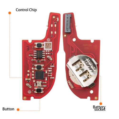XHORSE XEKF31EN Style II Universel XE Séries Smarty Remote 3 Boutons Avec XT57B Super Chip