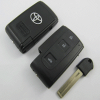 Smart Key Shell 3Button (with the key blade ) For Toyota Crown