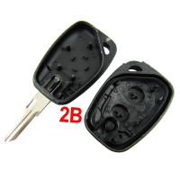 Remote key shell 2 button Renault 5pcs/lot