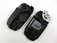 Flip remote key shell 1 button black color For Fiat 5pcs/lot