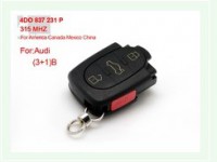 3+1 Remote 4DO 837 231 P 315Mhz For America Canada Mexico China for AUDI