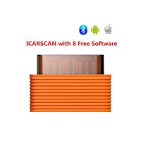 New Icarscan diagnostic tool full systems for Android / iOS with 5 car software & 3 specica function software free update online