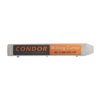 5pcs/lot 2.5mm Milling Cutter for Condor XC Mini Plus/ XC-002 / Dolphin XP005 Key Cutting Machine