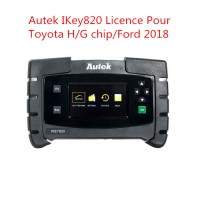 Autek IKey820 Programmeur De Clé Licence Pour Toyota H/G chip/Ford 2018