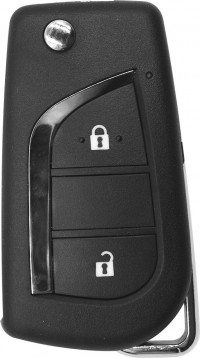 XHORSE XNTO01EN Wireless Universel Folding Remote Key Pour Toyota Flip 2 Boutons Remotes Anglaise Version 5PCS