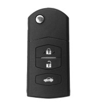 XHORSE XNMA00EN Wireless Universel Remote Key Mazda Style Flip 3 Boutons Anglaise Version 10PCS