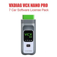 7 Car Software License Pack for VXDIAG VCX NANO PRO/VCX SE Pro