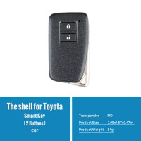 VVDI Toyota Smart Key Shell 1589 Lexus 2 Button 5PCS