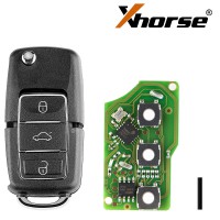 Xhorse XKB506EN VW B5 Wire Remote Key 3 Boutons Pour VVDI VVDI2 Key Tool Anglaise Version 5PCS