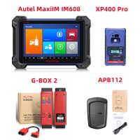 Autel MaxiIM IM608 Avec XP400 Pro Plus G-BOX3 Adaptateur Et APB112 Smart Key Simulator