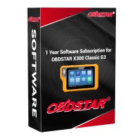 OBDSTAR X300 Classic G3 1 An Mise à Jour Service