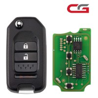 CG A10-2+1 HON.D Style(Flip-2+1BTN) 3 Buttons Wire Remote Used with CGDl K2 Remote Key Programmer 5PCS