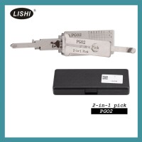 LISHI PGO2 Flat Milling Tool 2-in-1 Decoder and Pick for Piaggio / Vespa Scooters