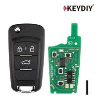 KEYDIY KD NB18-3 Universal Flip Remote Key 3 Buttons for Chevrolet Type 5PCS