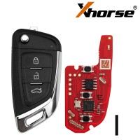 XHORSE XKKF06EN Wire Universel Remote Key Fob Knife Style 3 Boutons 5PCS