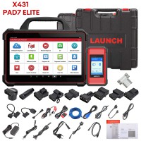 Launch X431 PAD7 PAD VII Elite Avec Camion Licence et Les Câbles