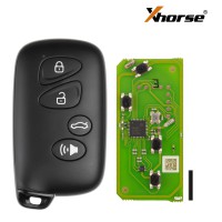 XHORSE XSTO03EN Toyota XM38 Smart Télécommande Universelle 4 Bouton 5PC