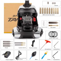 2M2 TANK 2 Pro CNC Key Cutting Machine With 8000mAh Battery & FO21 TBEI Clamp