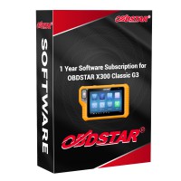 OBDSTAR X300 Classic G3 Full Configuration 1 An Mise à Jour Service