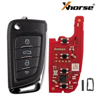 XHORSE XKM820EN Universal Flip Remote Key 4 Buttons Knife Style 5PCS