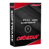 OBDSTAR X300 Classic G3 Licence Réglage De Kilemetrage,Réparation d'Airbag,Clonage ECU,Test Plateforme