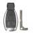 Benz Smart Key Shell Coque 3 Bouton Sans Logo Pour XHORSE VVDI BE Key Jaune PCB 5PCS