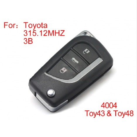 Toyota modified remote key 3 buttons 315MHZ (not including the chip sa951)