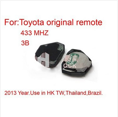 Remote 2 Button 433MHZ For Toyota