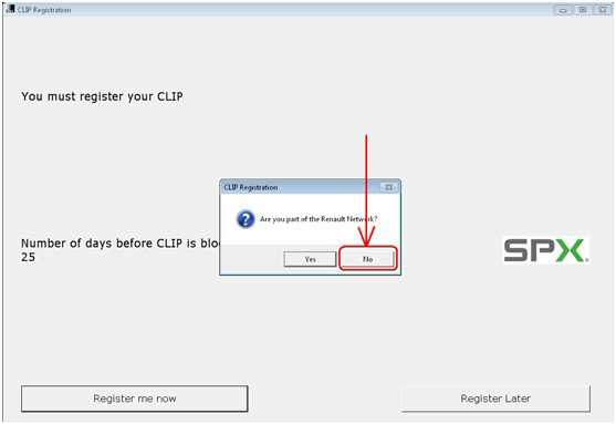 How to register can clip