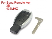 Remote shell 3 Buttons for Mercedes-Benz Waterproof