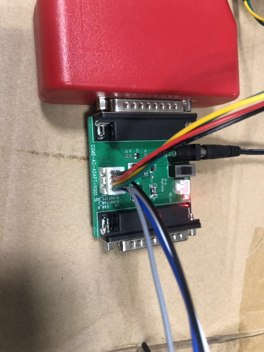 How to connect AC Adapter with CGDI MB