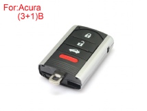 Acura remote key shell (3+1) buttons