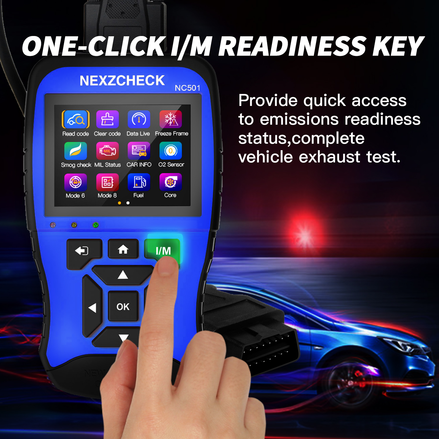 NexzCheck NC501 One-Click I/M Readiness Key