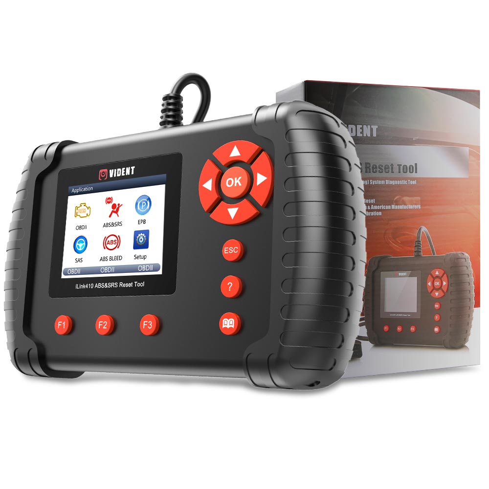 Airbag Reset Tool VIEDNT Code Reader iLink410 Automotive OBDII / OBD2 Scanner Diagnosis Tool for Engine SRS ABS 