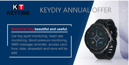 Original KEYDIY KD Smart Watch KD-SW02 liquide Crystal Génère des clés comme un porte-clés intelligent, porte-clés