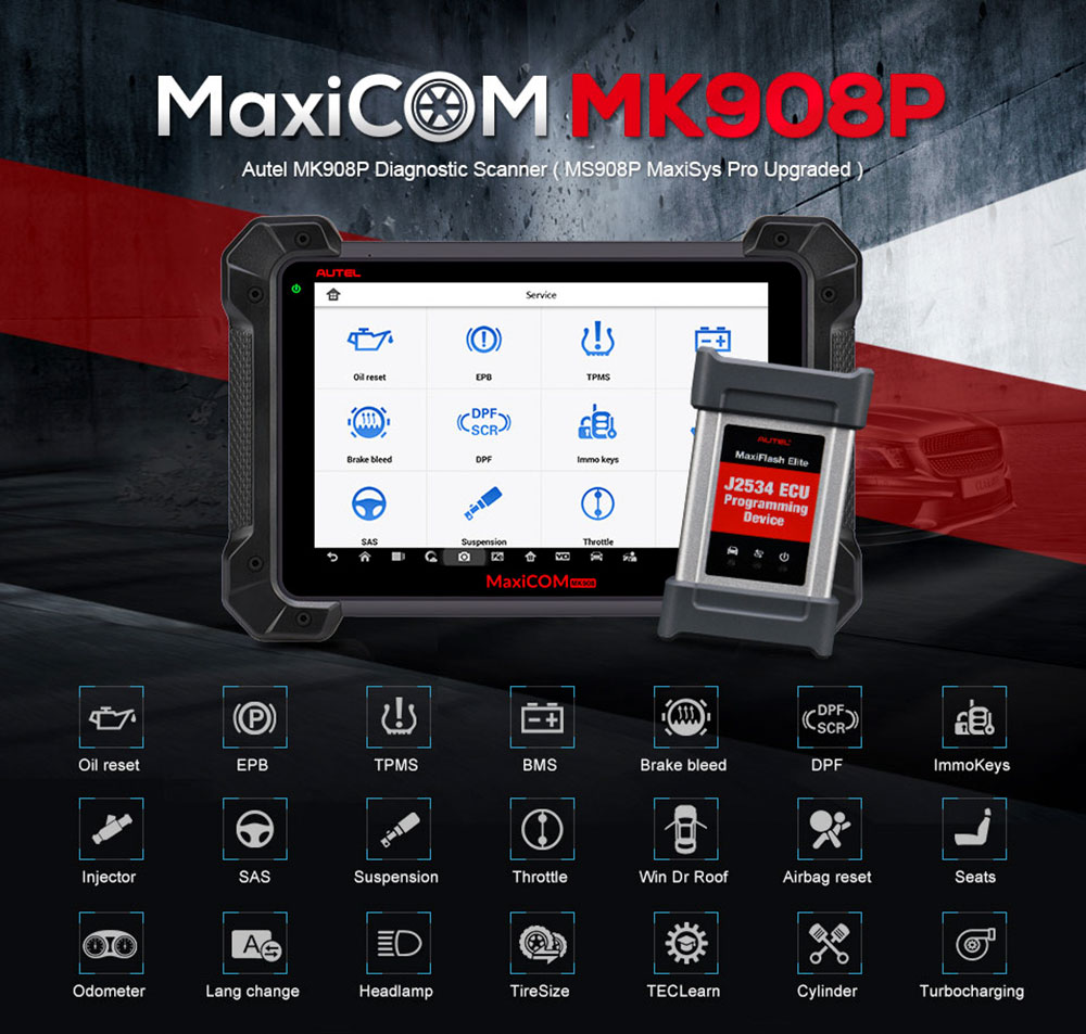 Autel MaxiCOM MK908P Full Système