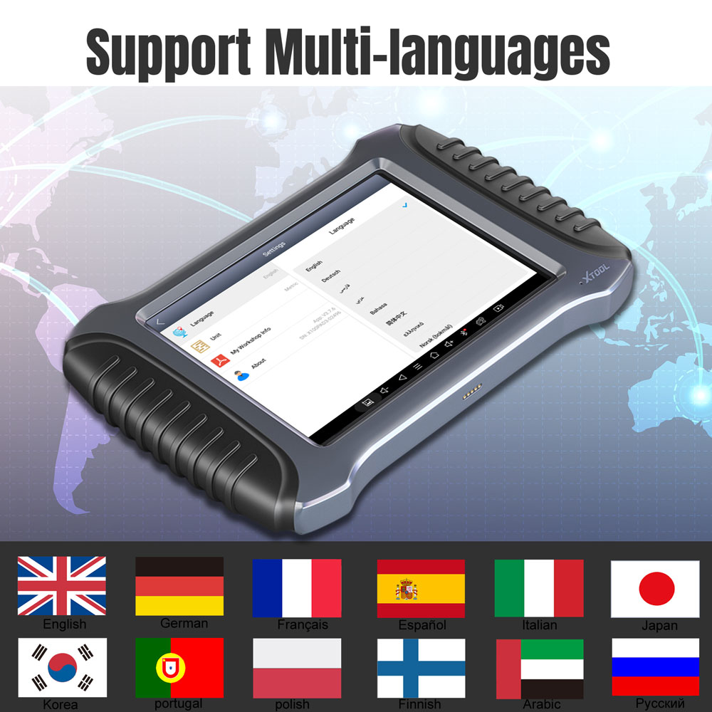 Xtool X100 PAD3 langues