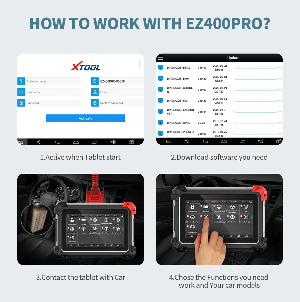 Comment Activer le EZ400 pro