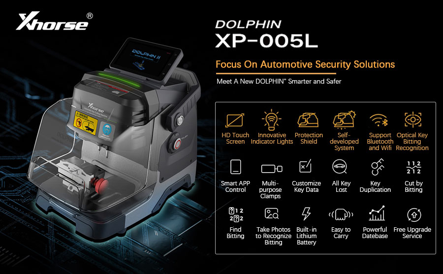 Xhorse DOLPHIN XP-008 Machine à Tailler Les Clés Mécanique